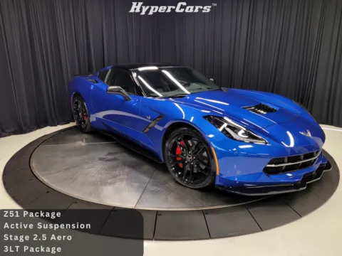 Blue 2015 Chevrolet Corvette Stingray Z51 for sale in New Albany, IN