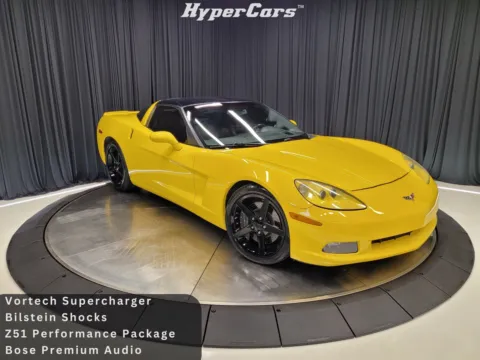 Yellow 2007 Chevrolet Corvette for sale in New Albany, IN