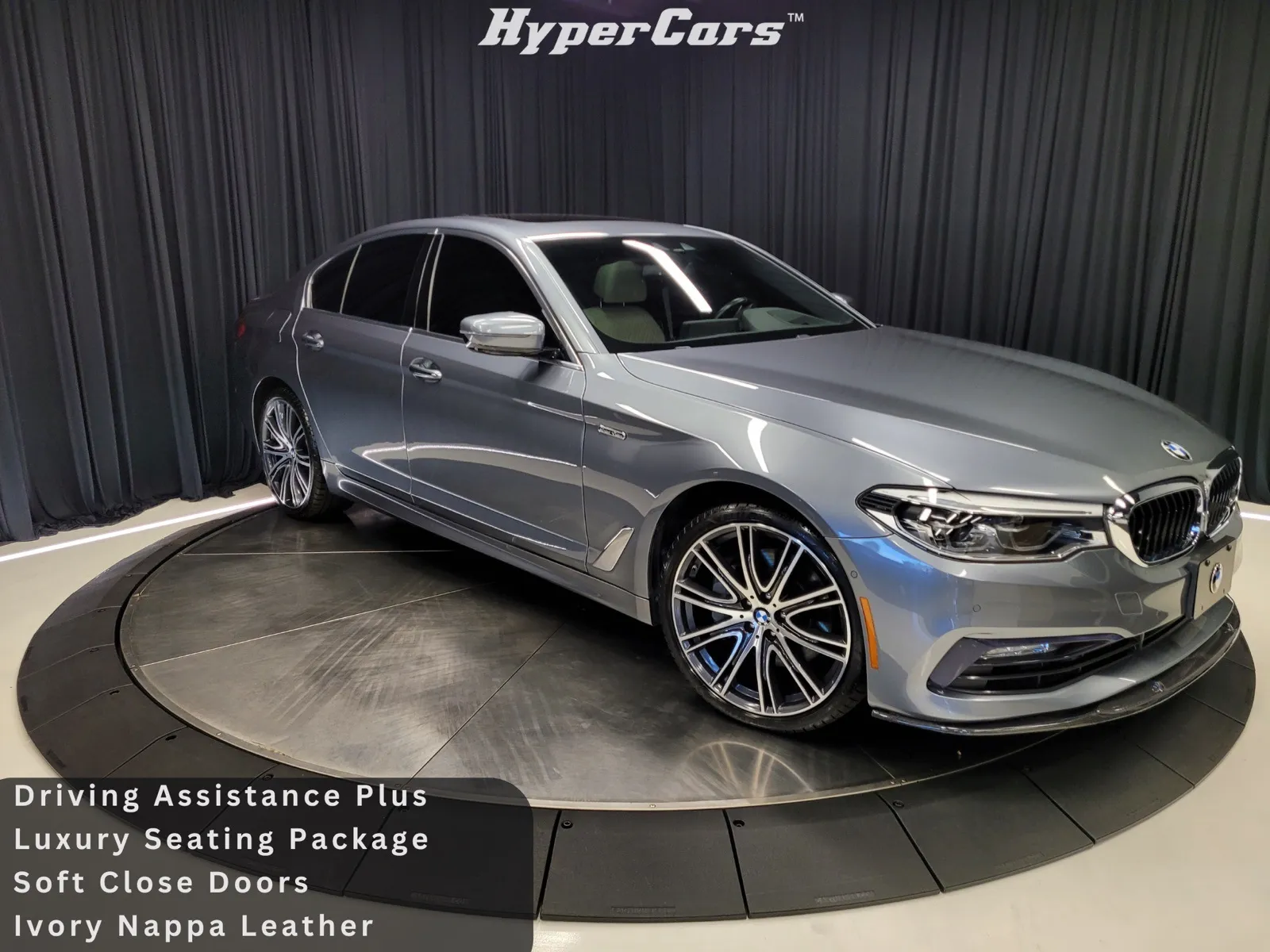 Gray 2017 BMW 5 Series 540i xDrive for sale in New Albany, IN