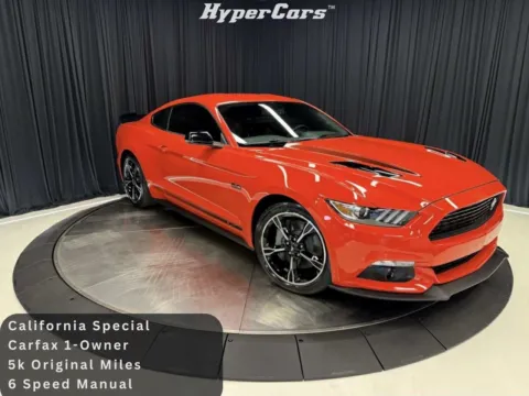 Orange 2016 Ford Mustang GT Premium for sale in New Albany, IN