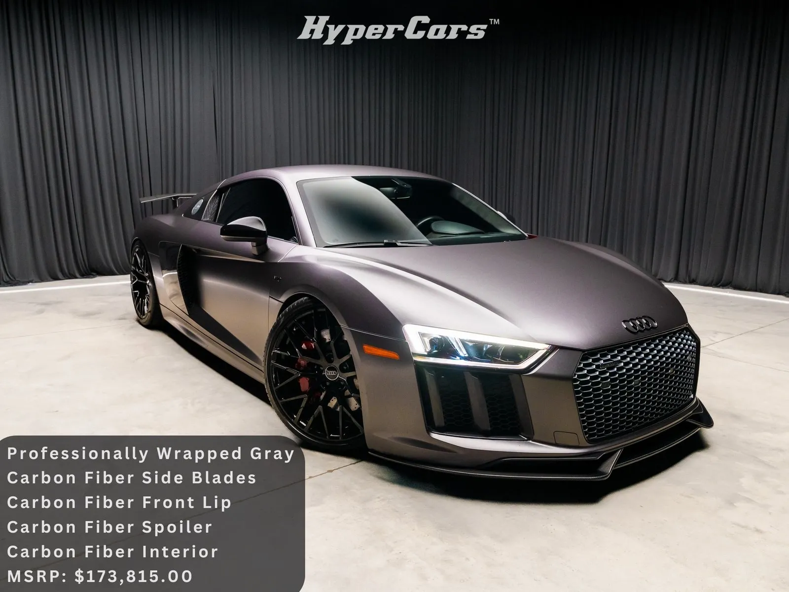 Gray 2017 Audi R8 5.2 for sale in New Albany, IN