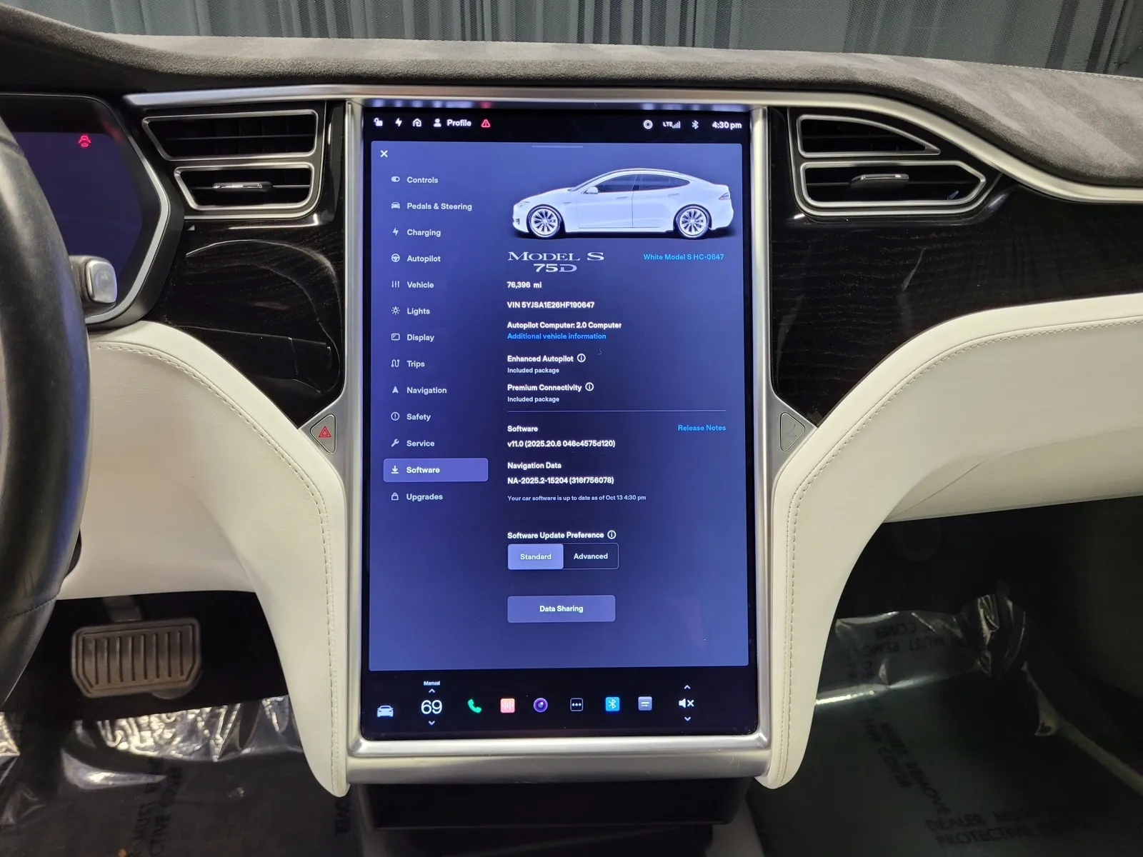 Another view of 2017 Tesla Model S 75D for sale in New Albany, IN at HyperCars