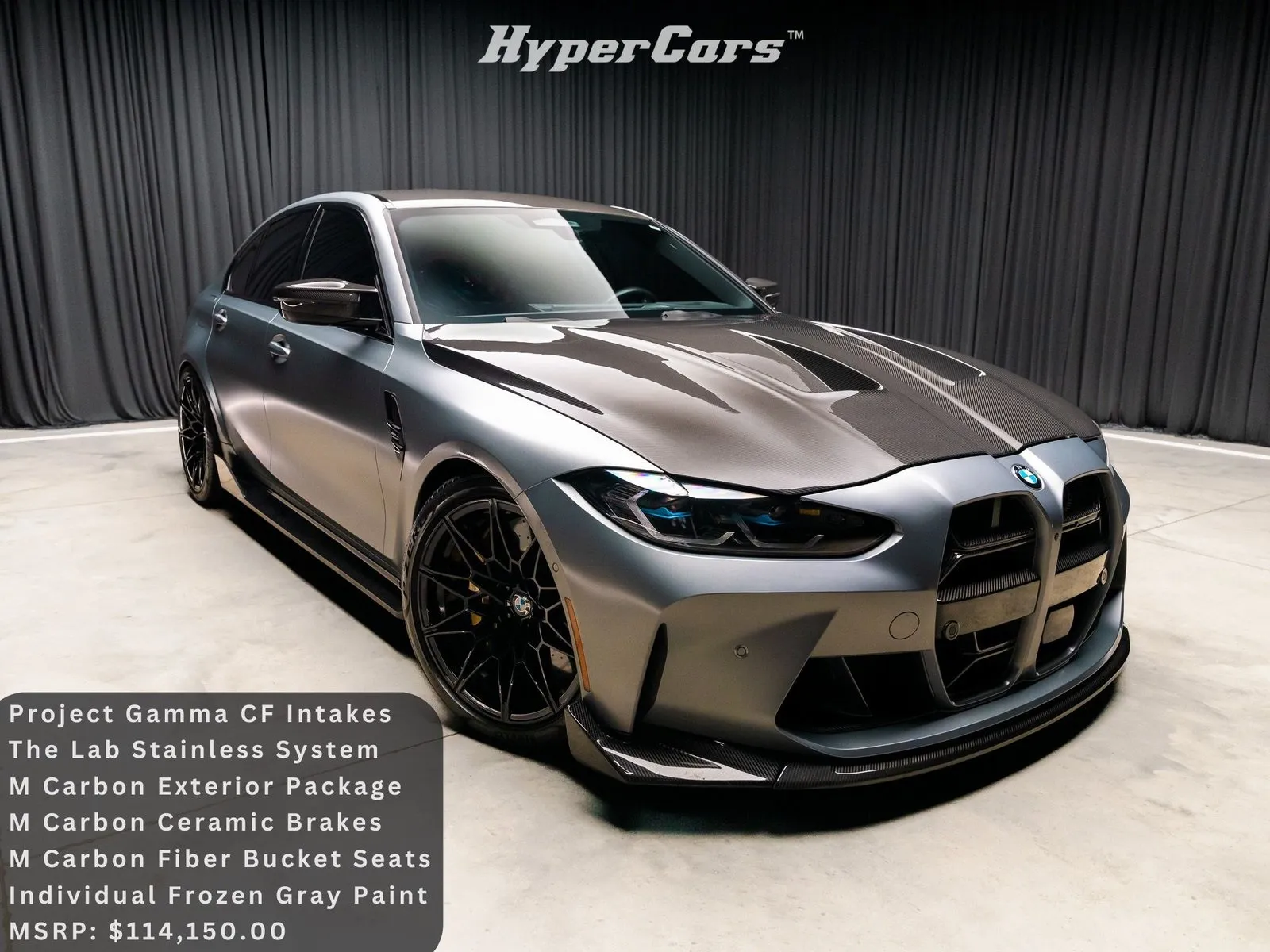 Gray 2023 BMW M3 Competition for sale in New Albany, IN