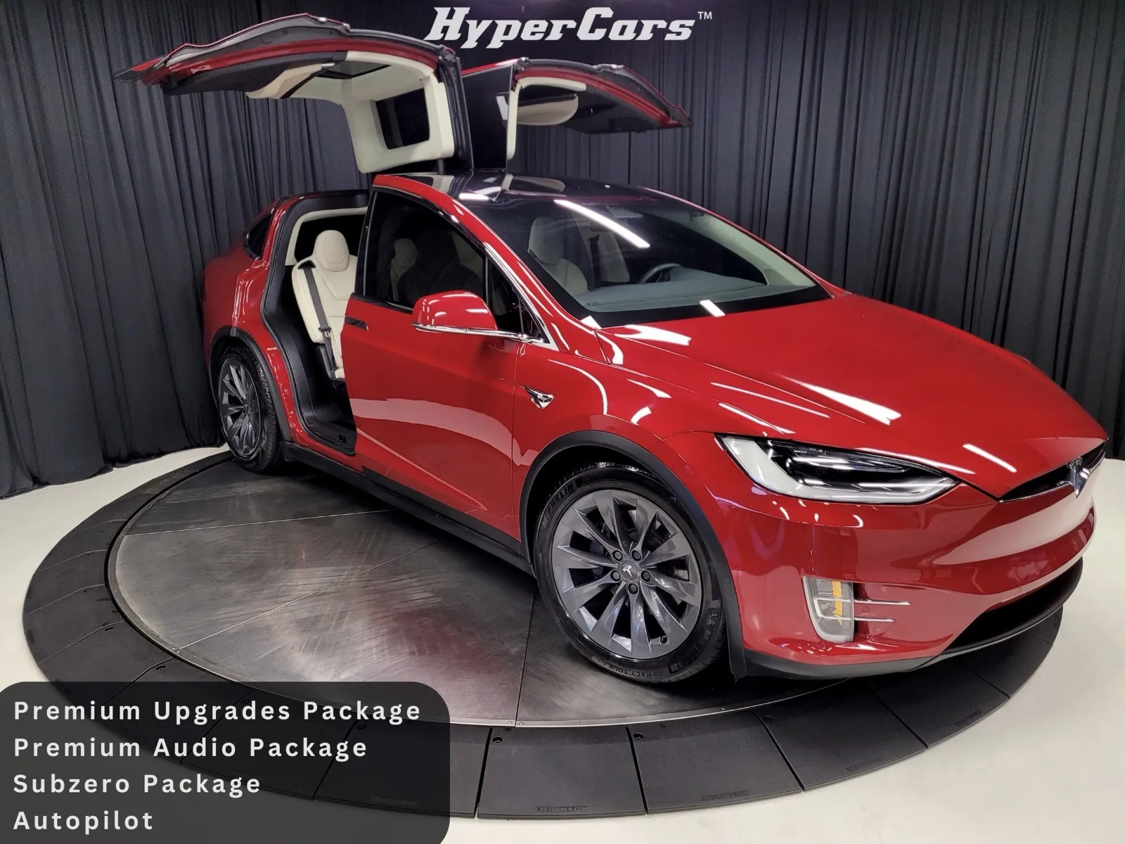 Red 2018 Tesla Model X 75D for sale in New Albany, IN