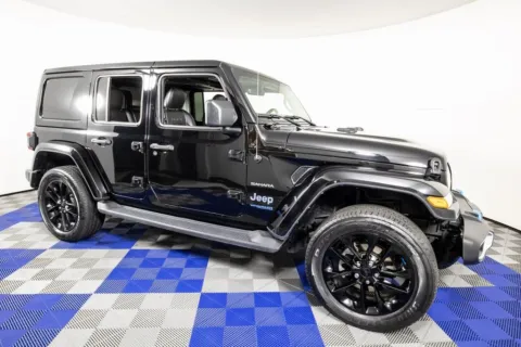 Another view of 2022 Jeep Wrangler Unlimited Sahara 4xe for sale in Austin, TX at Apple Sport Imports