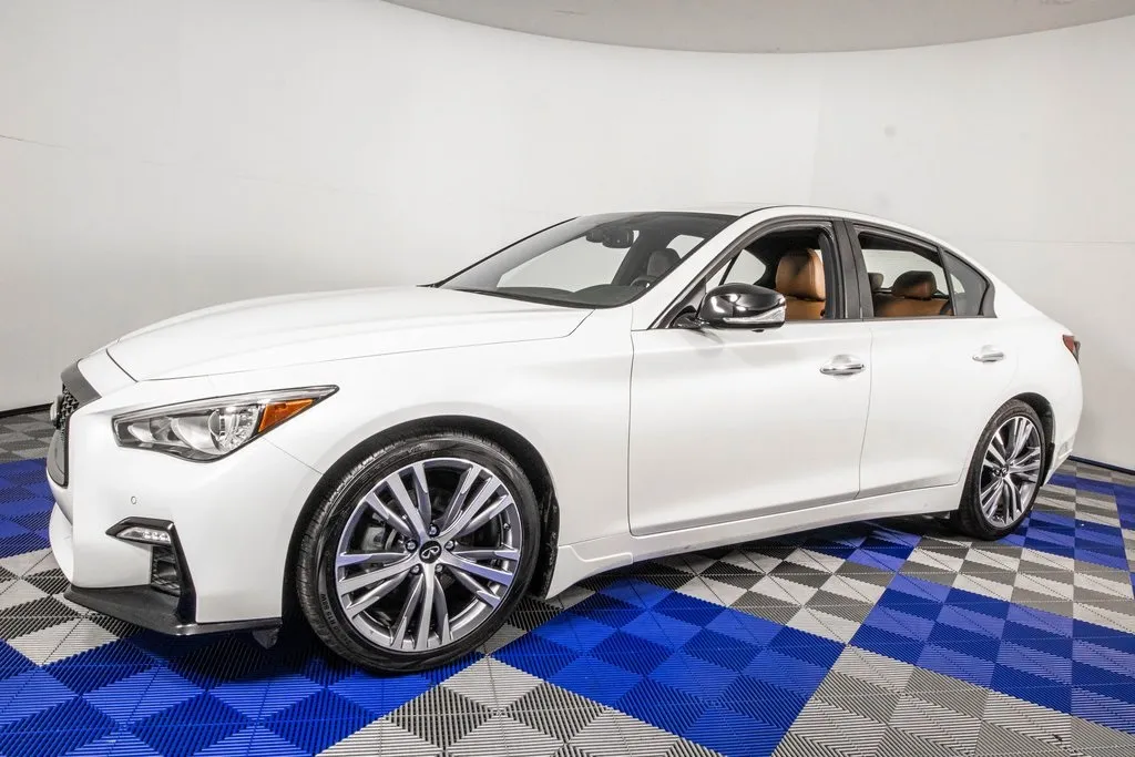 White 2024 INFINITI Q50 SENSORY for sale in Austin, TX