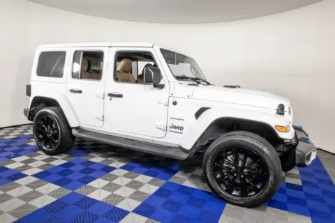 Another view of 2022 Jeep Wrangler Unlimited Sahara 4xe for sale in Austin, TX at Apple Sport Imports