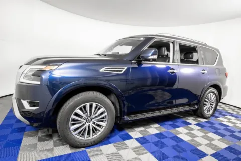 Blue 2024 Nissan Armada SL for sale in Austin, TX