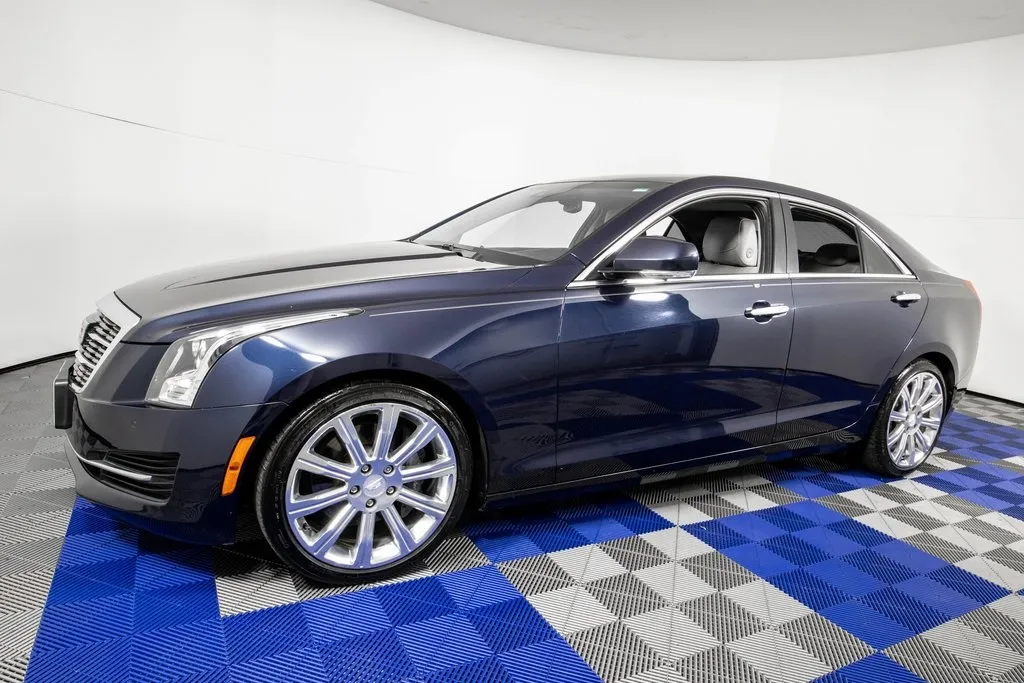Blue 2017 Cadillac ATS 2.0L Turbo Luxury for sale in Austin, TX