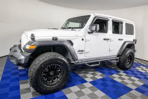 White 2021 Jeep Wrangler Unlimited Sport S for sale in Austin, TX