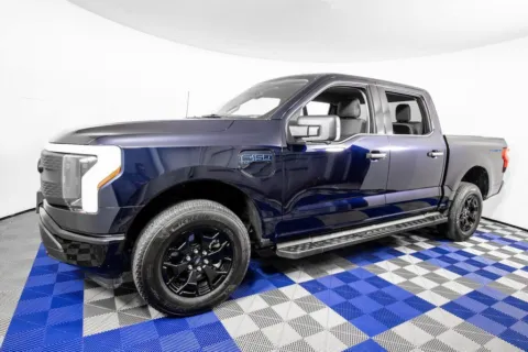 Blue 2025 Ford F-150 Lightning XLT for sale in Austin, TX