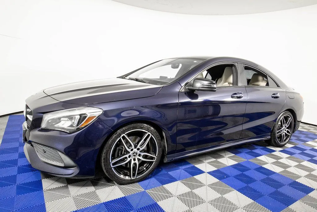 Blue 2018 Mercedes-Benz CLA 250 for sale in Austin, TX