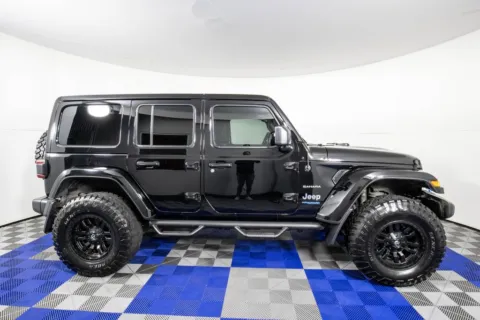 Another view of 2022 Jeep Wrangler Unlimited Sahara 4xe for sale in Austin, TX at Apple Sport Imports