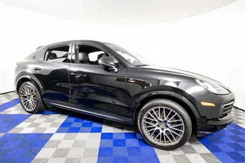 Another view of 2023 Porsche Cayenne Coupe Platinum Edition for sale in Austin, TX at Apple Sport Imports