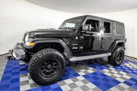 Black 2019 Jeep Wrangler Unlimited Sahara for sale in Austin, TX