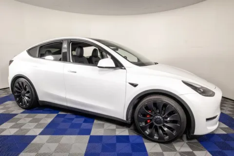 Another view of 2023 Tesla Model Y Performance for sale in Austin, TX at Apple Sport Imports