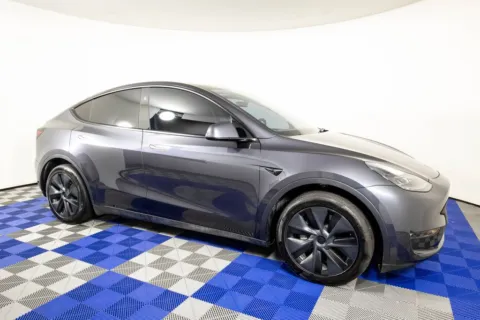 Another view of 2025 Tesla Model Y Long Range for sale in Austin, TX at Apple Sport Imports