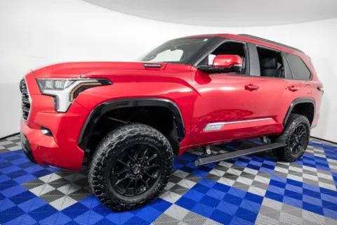 Red 2025 Toyota Sequoia Platinum for sale in Austin, TX