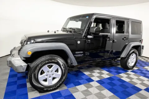 Black 2017 Jeep Wrangler Unlimited Sport for sale in Austin, TX