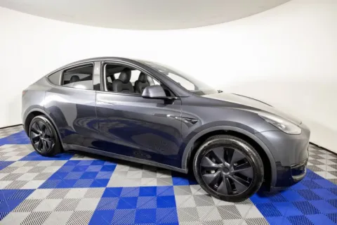 Another view of 2025 Tesla Model Y Long Range for sale in Austin, TX at Apple Sport Imports