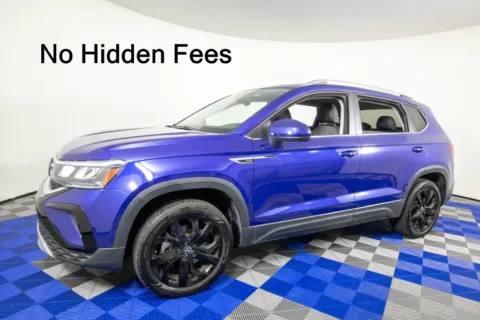 Blue 2024 Volkswagen Taos 1.5T SE for sale in Austin, TX