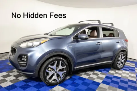 Blue 2017 Kia Sportage SX for sale in Austin, TX