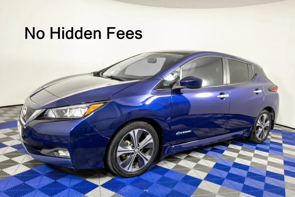 Blue 2019 Nissan Leaf SV for sale in Austin, TX