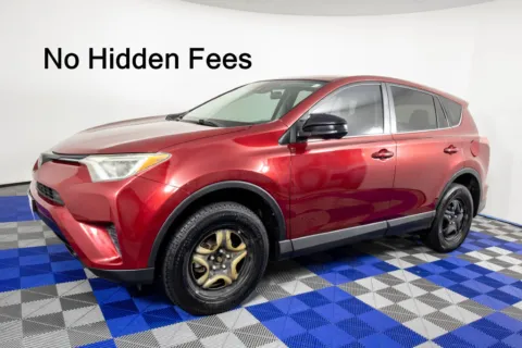 Red 2018 Toyota RAV4 LE for sale in Austin, TX