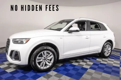 White 2022 Audi Q5 45 S line Premium for sale in Austin, TX