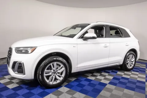 White 2022 Audi Q5 45 S line Premium for sale in Austin, TX