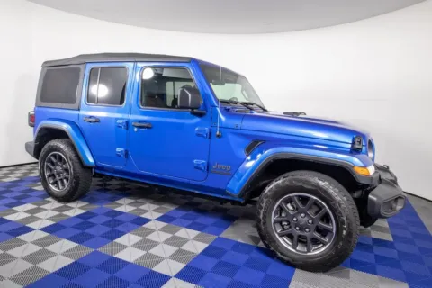 Another view of 2021 Jeep Wrangler Unlimited Sport for sale in Austin, TX at Apple Sport Imports