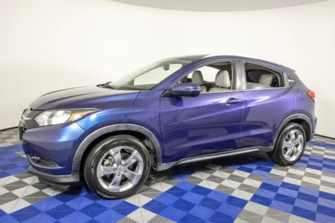 Blue 2017 Honda HR-V EX-L for sale in Austin, TX