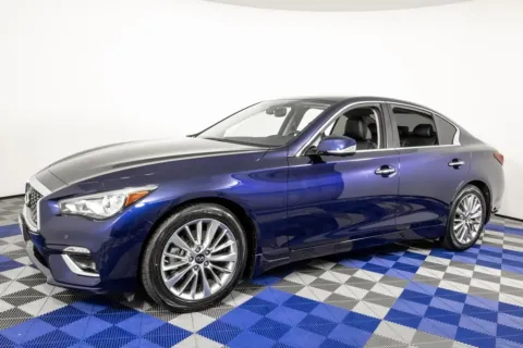 Blue 2022 INFINITI Q50 LUXE for sale in Austin, TX