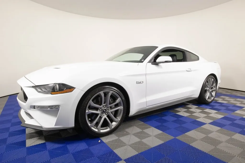 White 2022 Ford Mustang GT Premium for sale in Austin, TX