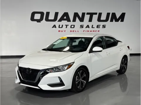 White 2022 Nissan Sentra SV Sedan 4D for sale in Garden Grove, CA