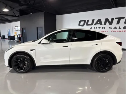 Photos of 2021 Tesla Model Y Long Range Sport Utility 4D for sale in Garden Grove, CA at Quantum Auto Sales - Garden Grove