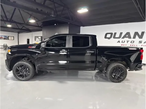 Photos of 2021 Chevrolet Silverado 1500 Crew Cab Custom Trail Boss Pickup 4D 5 3/4 ft for sale in Garden Grove, CA at Quantum Auto Sales - Garden Grove