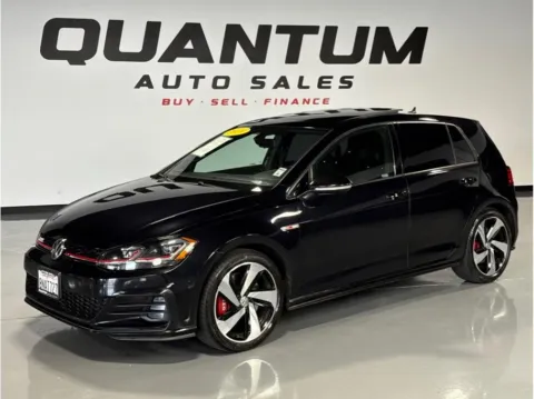 Black 2019 Volkswagen Golf GTI SE Hatchback Sedan 4D for sale in Garden Grove, CA