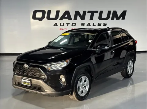 Black 2021 Toyota RAV4 XLE Sport Utility 4D for sale in Garden Grove, CA