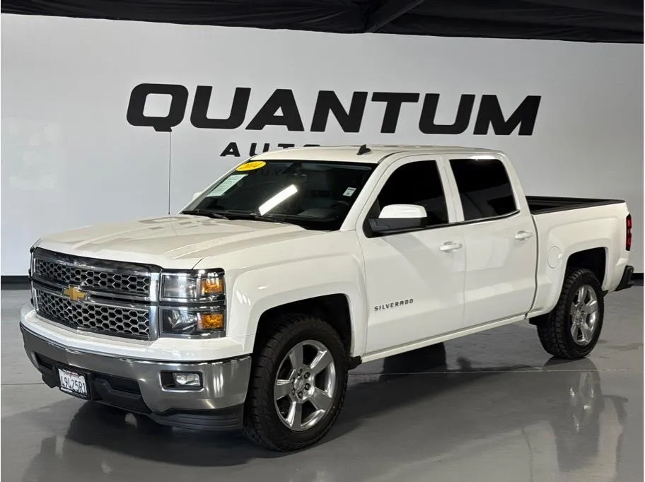 White 2014 Chevrolet Silverado 1500 Crew Cab LT Pickup 4D 5 3/4 ft for sale in Garden Grove, CA