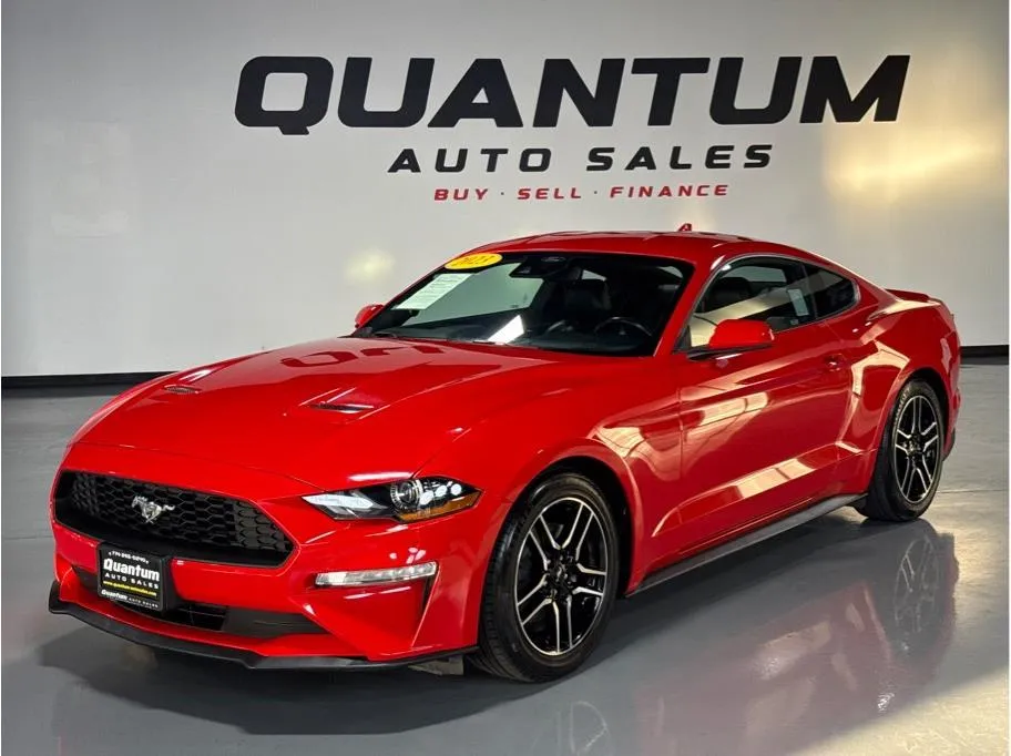 Red 2023 Ford Mustang EcoBoost Premium Coupe 2D for sale in Garden Grove, CA
