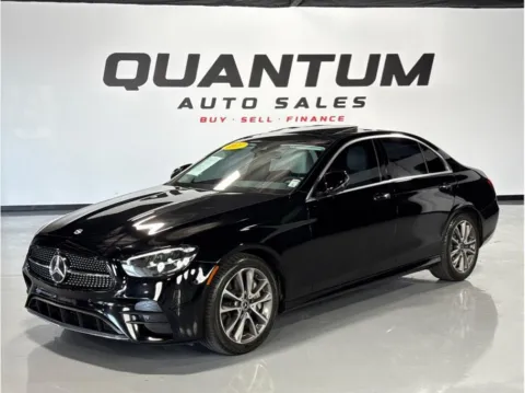 Black 2021 Mercedes-benz E-Class E 450 4MATIC Sedan 4D for sale in Garden Grove, CA