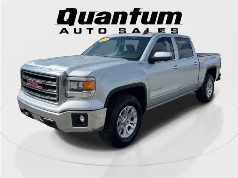 Silver 2015 GMC Sierra 1500 Crew Cab SLE Pickup 4D 5 3/4 ft for sale in Garden Grove, CA
