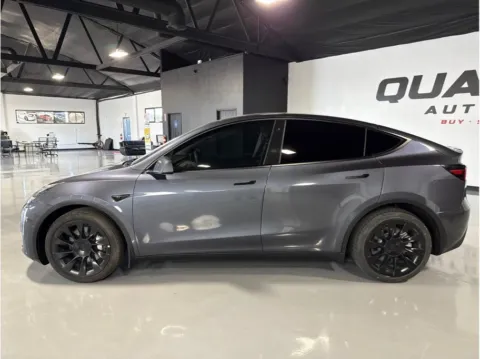 Photos of 2022 Tesla Model Y Long Range Sport Utility 4D for sale in Garden Grove, CA at Quantum Auto Sales - Garden Grove