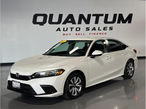 White 2023 Honda Civic LX Sedan 4D for sale in Garden Grove, CA