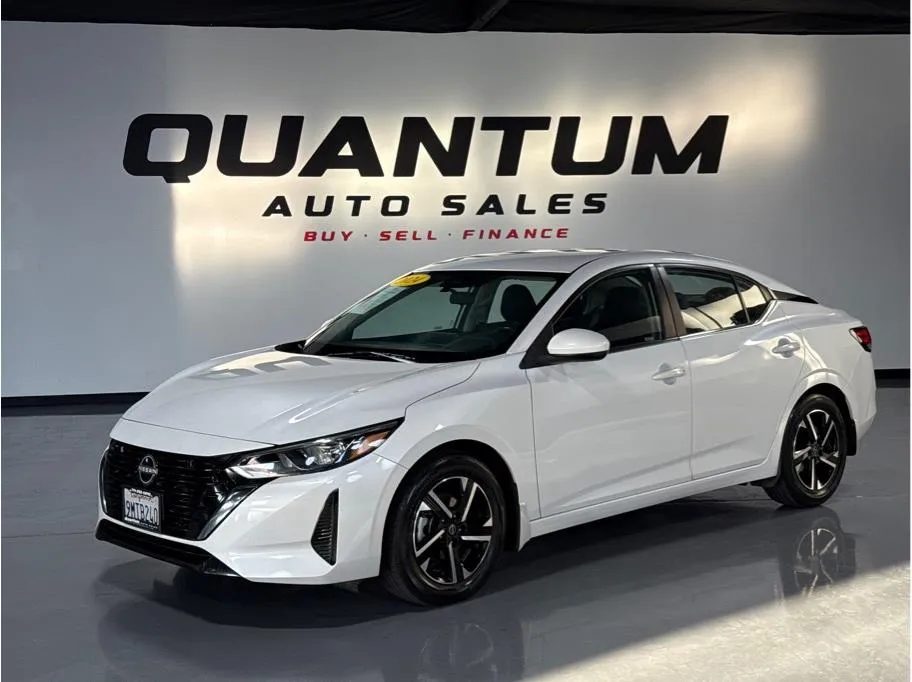 White 2024 Nissan Sentra SV Sedan 4D for sale in Garden Grove, CA