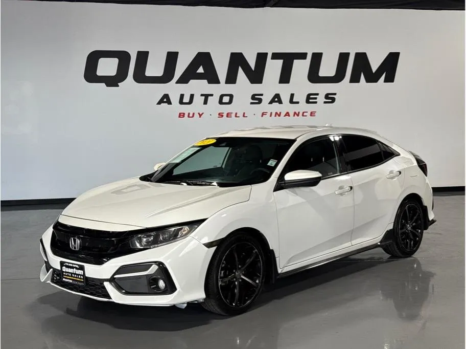 White 2021 Honda Civic Sport Hatchback 4D for sale in Garden Grove, CA