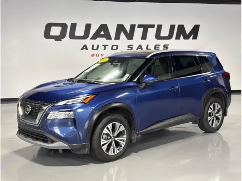 Blue 2021 Nissan Rogue SV Sport Utility 4D for sale in Garden Grove, CA