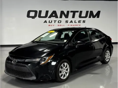 Black 2021 Toyota Corolla LE Sedan 4D for sale in Garden Grove, CA
