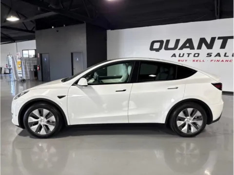 Photos of 2021 Tesla Model Y Long Range Sport Utility 4D for sale in Garden Grove, CA at Quantum Auto Sales - Garden Grove